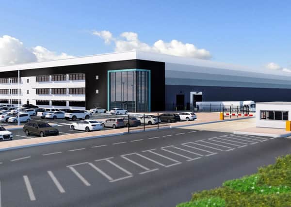 This image shows how the new home for Peterborough company E-Leather should appear when completed.