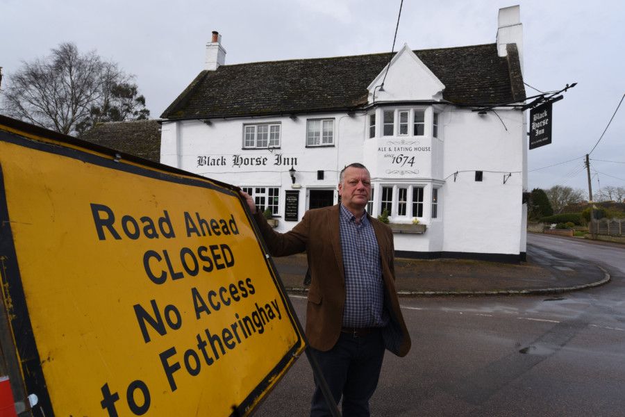 Bridge closure hits pub hard